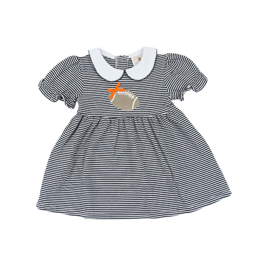 Navy Stripe Tailgate Dress