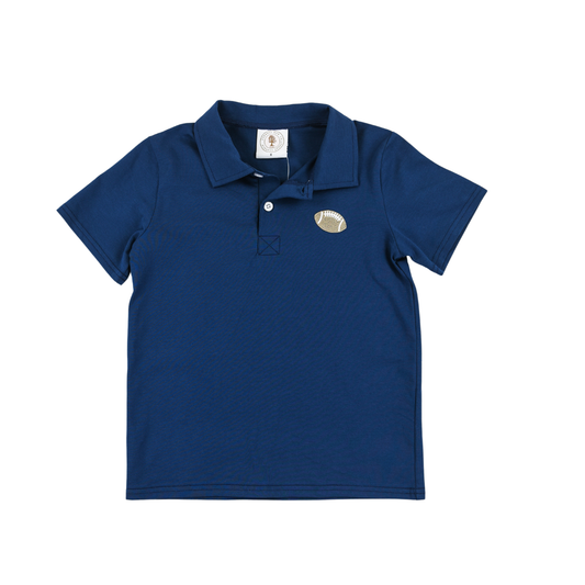 Fan Zone Polo- Blue