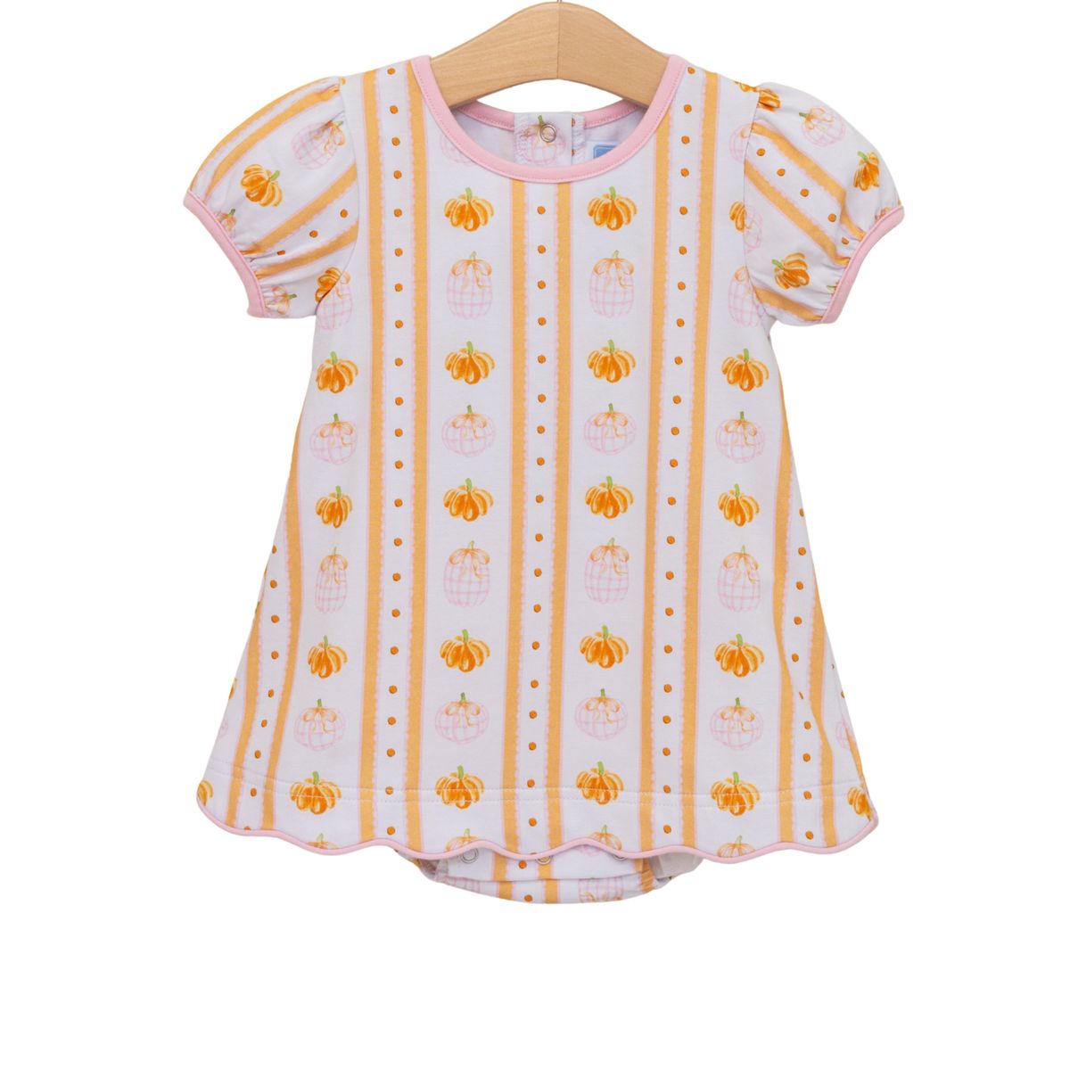 Pumpkin Patch Scalloped Bubble
