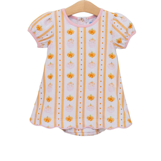 Pumpkin Patch Scalloped Bubble