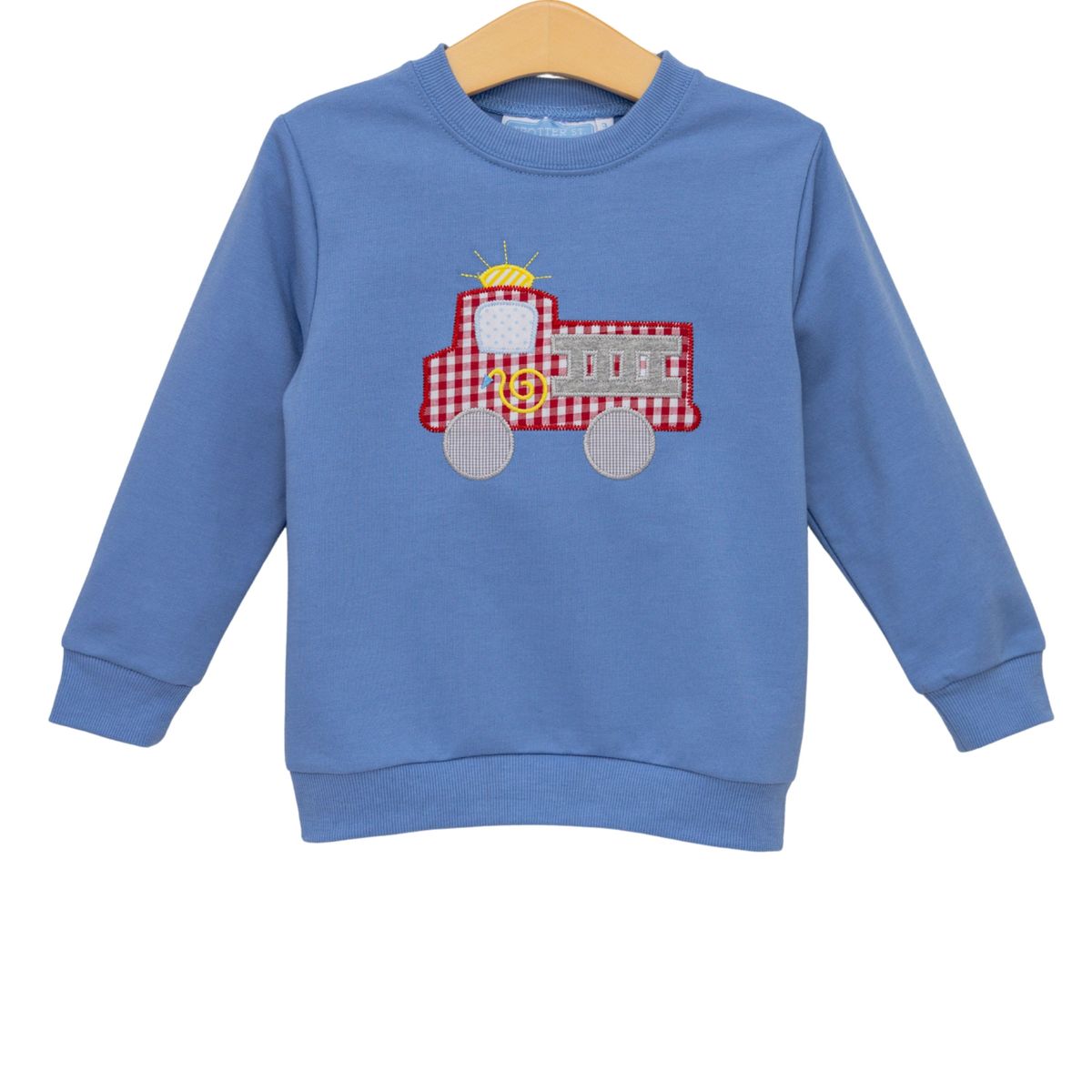 French Terry Pullover- Fire Truck