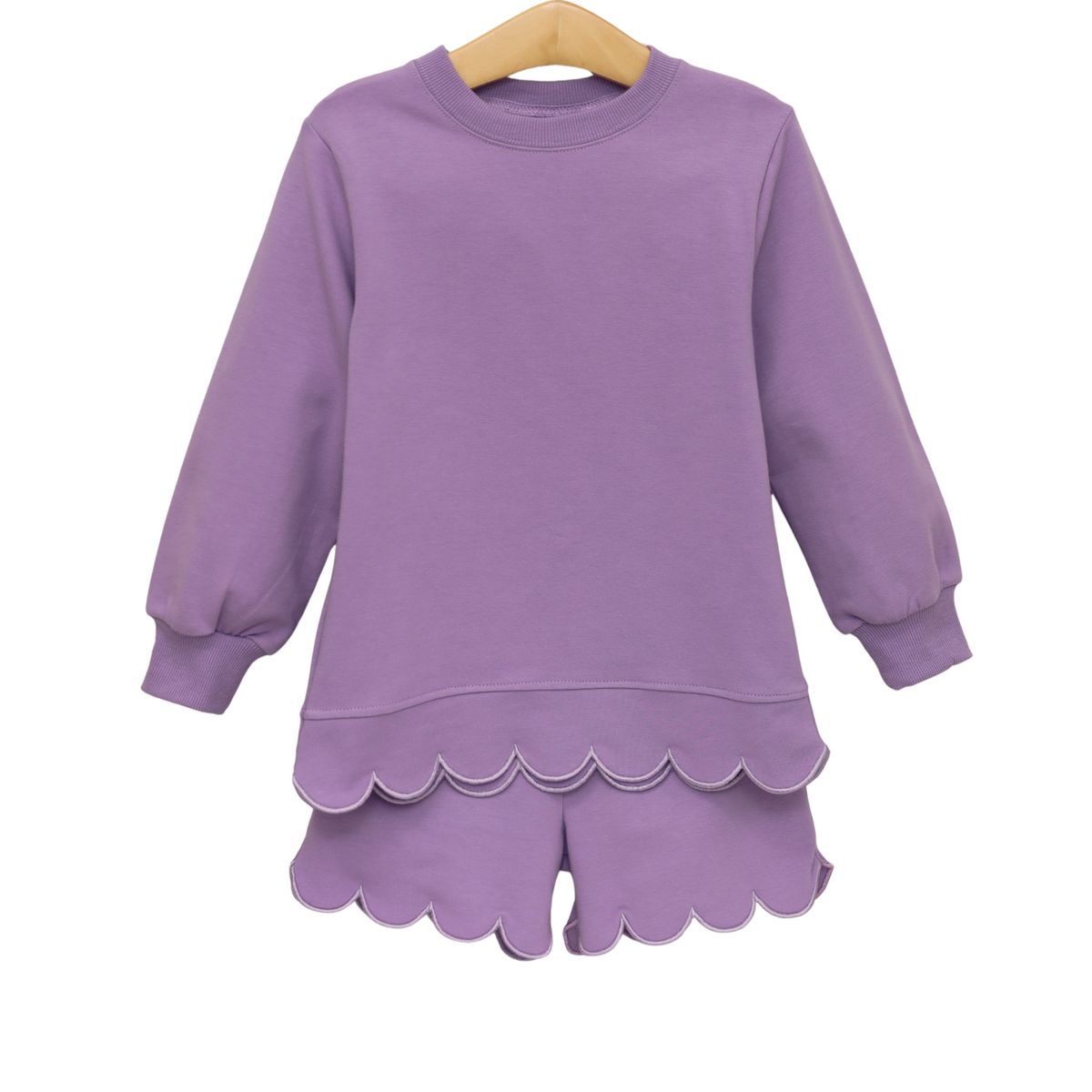 Sophia Scalloped Set- Lavender