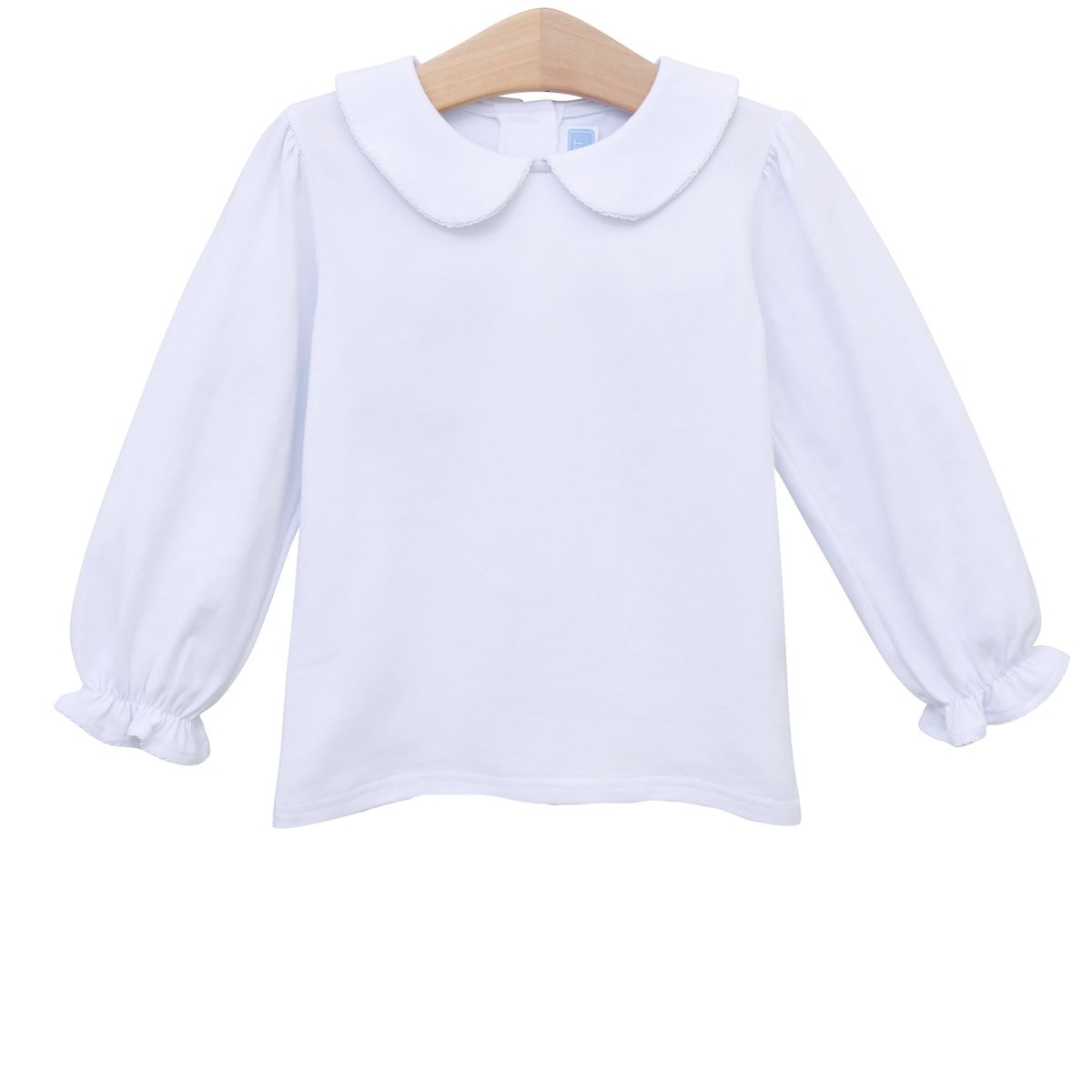 Girls Peter Pan Collar LS Top