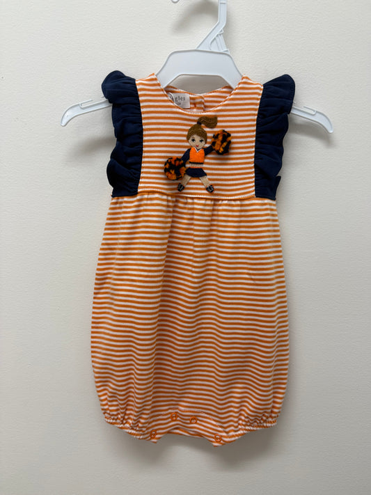 Orange Stripe Cheer Bubble