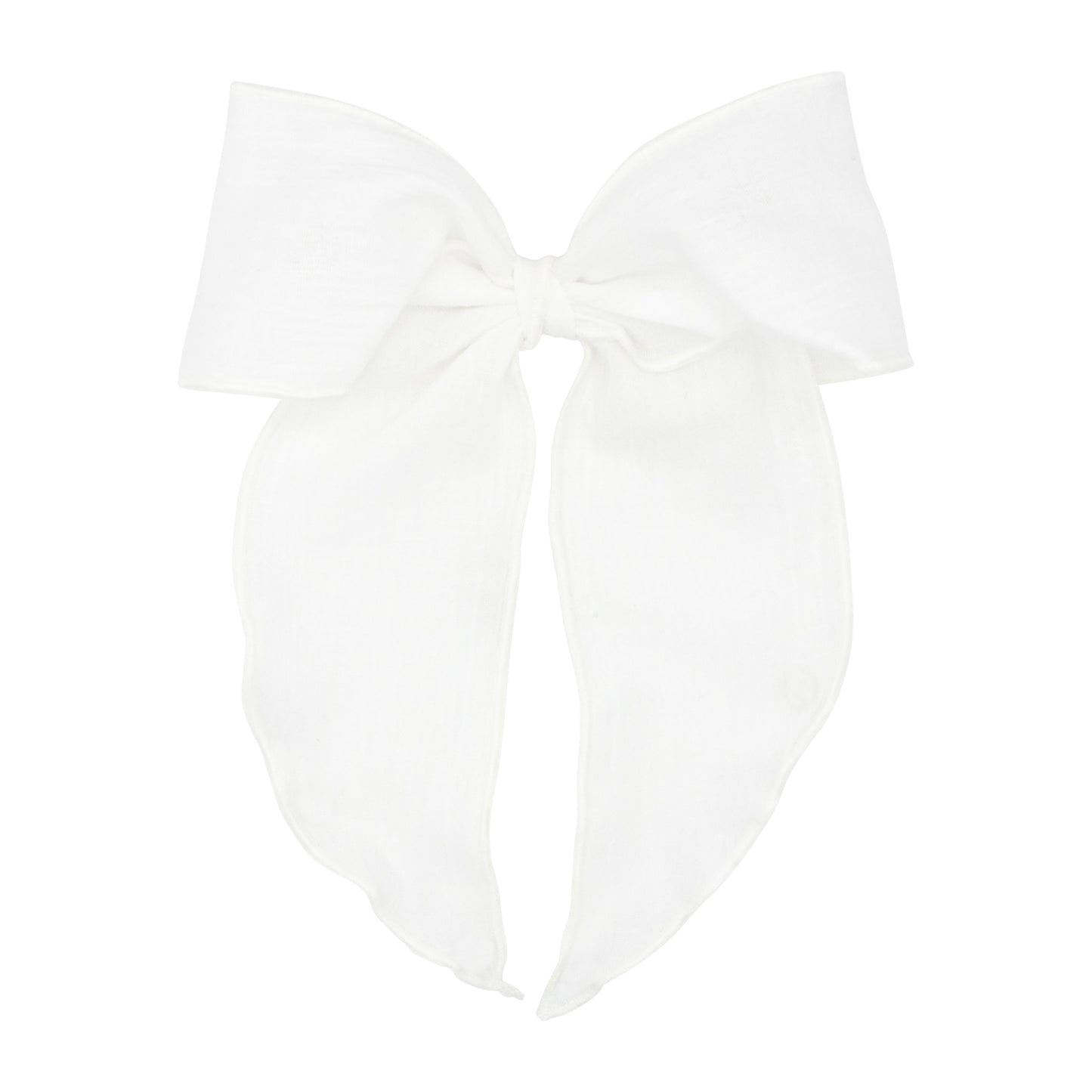 Medium Cotton Gauze Whimsy Tail Bow