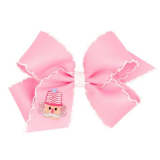 Nutcracker Embroidery Bow