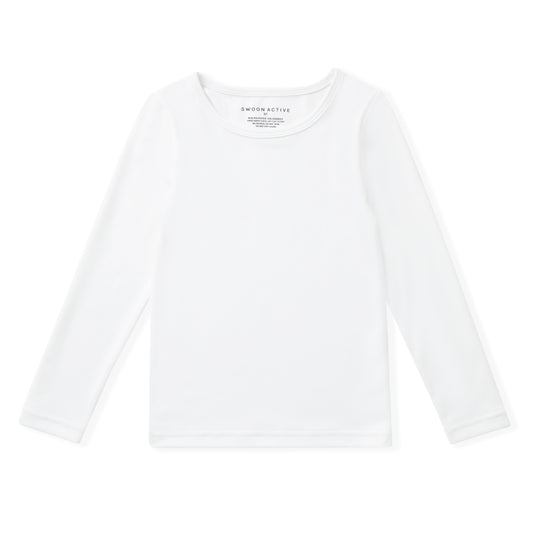 White L/S Active Top