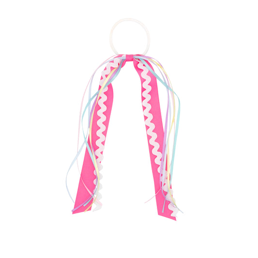 Hot Pink Ric Rac Streamers Pony