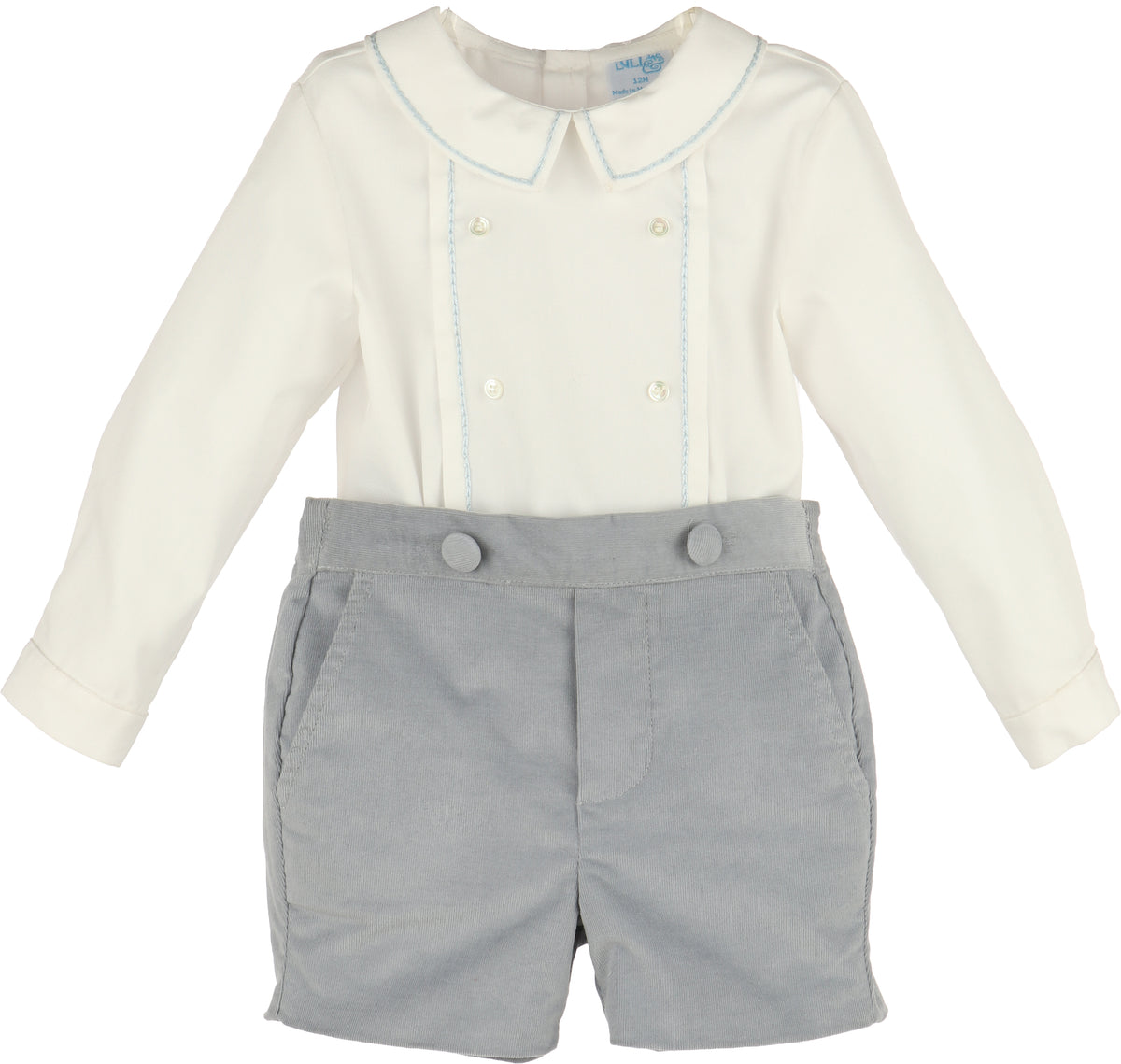 Minicorduroy Boy Set, Blue