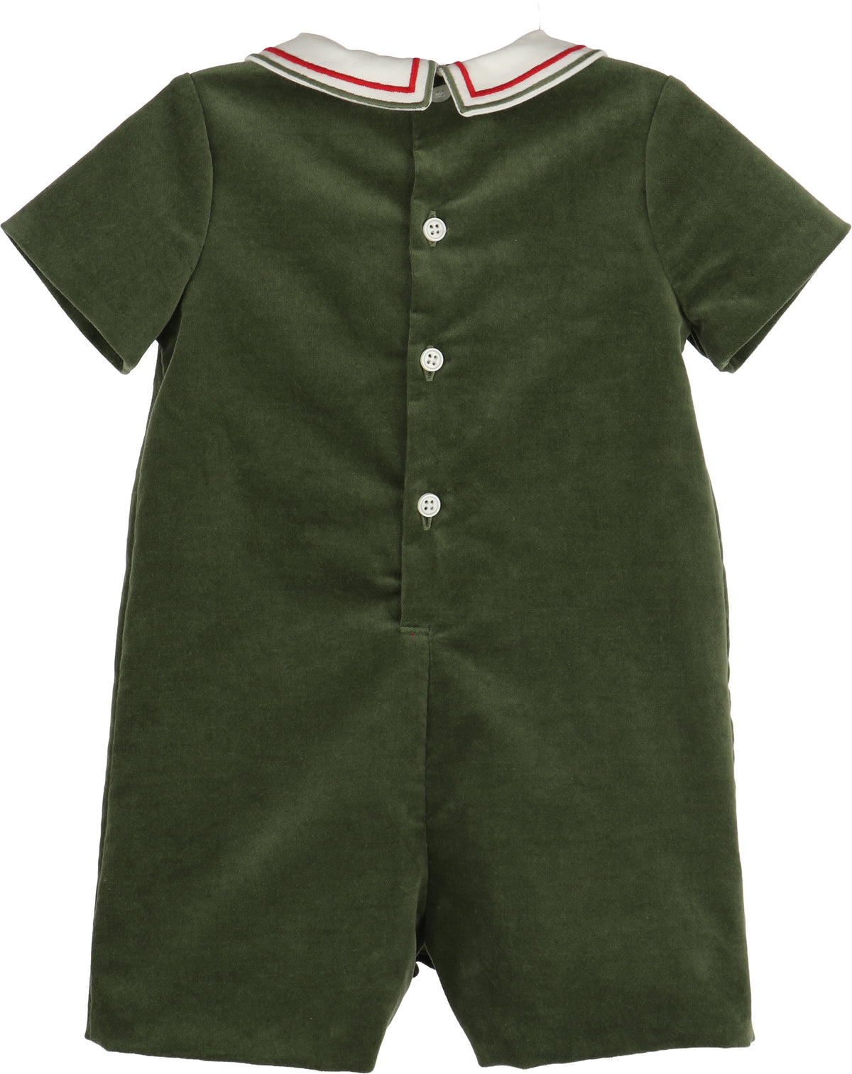 Mistletoe Velvet Boy Bubble, Green