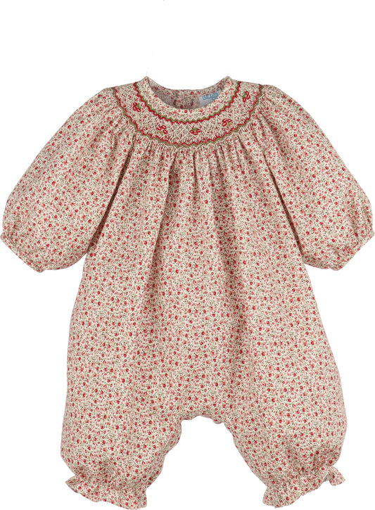 Mulberry Floral Bubble - Red