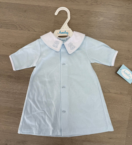 Blue Knit Day Gown - Puppy Collar