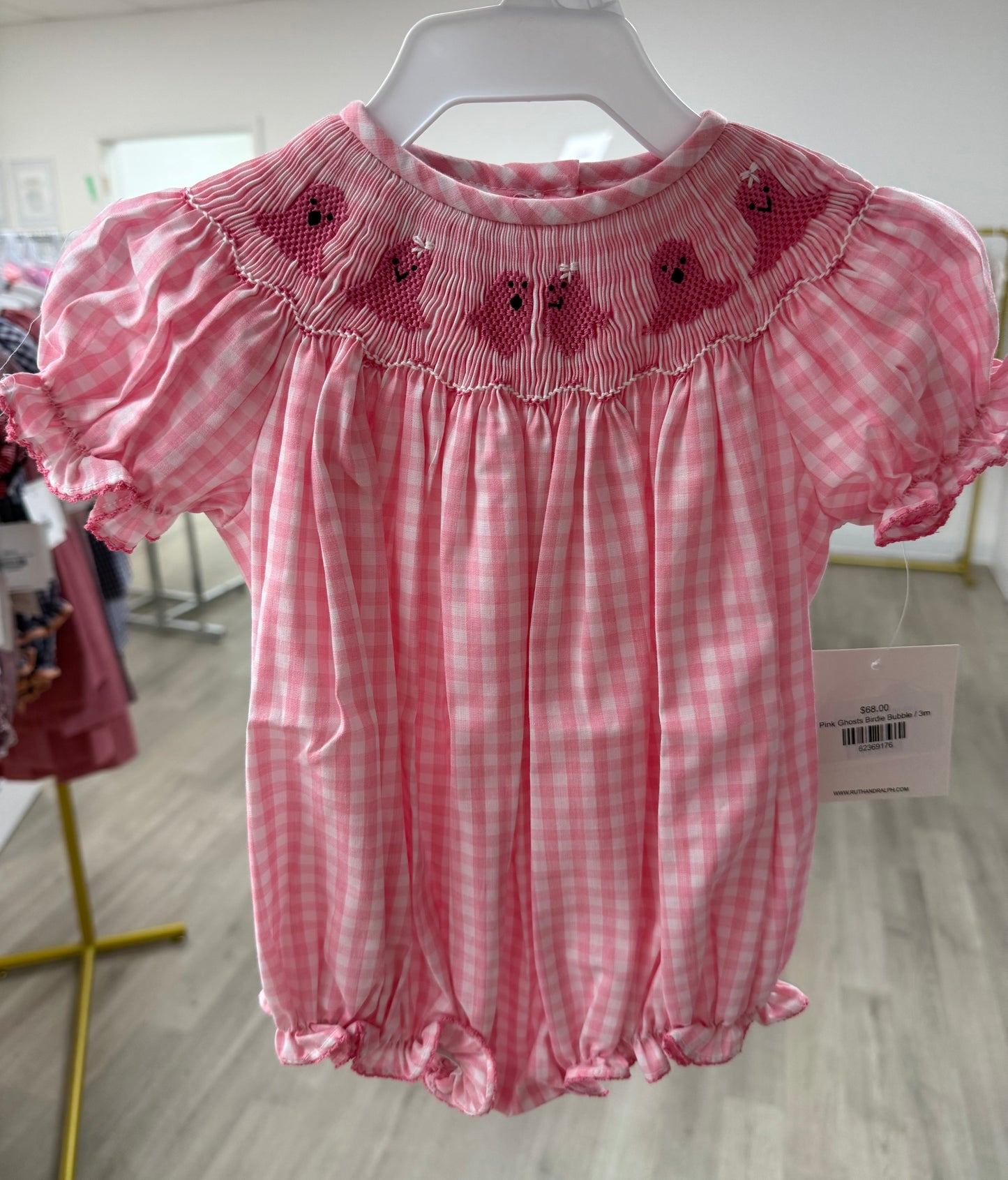 Pink Ghosts Birdie Bubble
