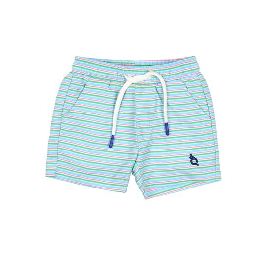 Sherbet Stripe Swim Trunk