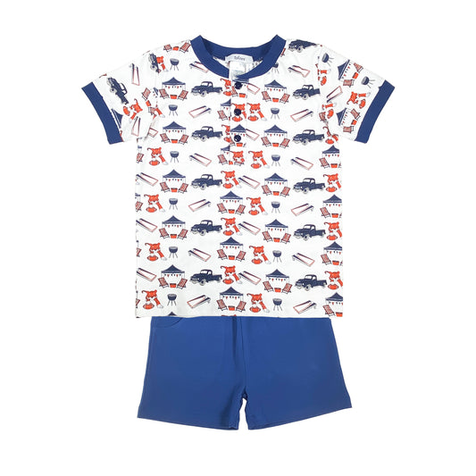 Tiger Boy Short Set