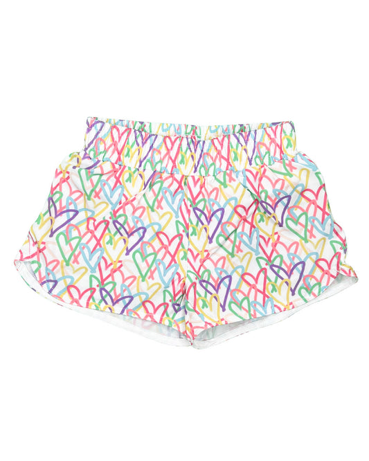 Multi Heart Shorts