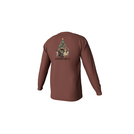 Gun Dog Christmas Long Sleeve T-Shirt