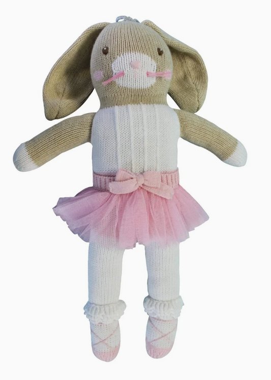 Ballerina Bunny Knit Doll