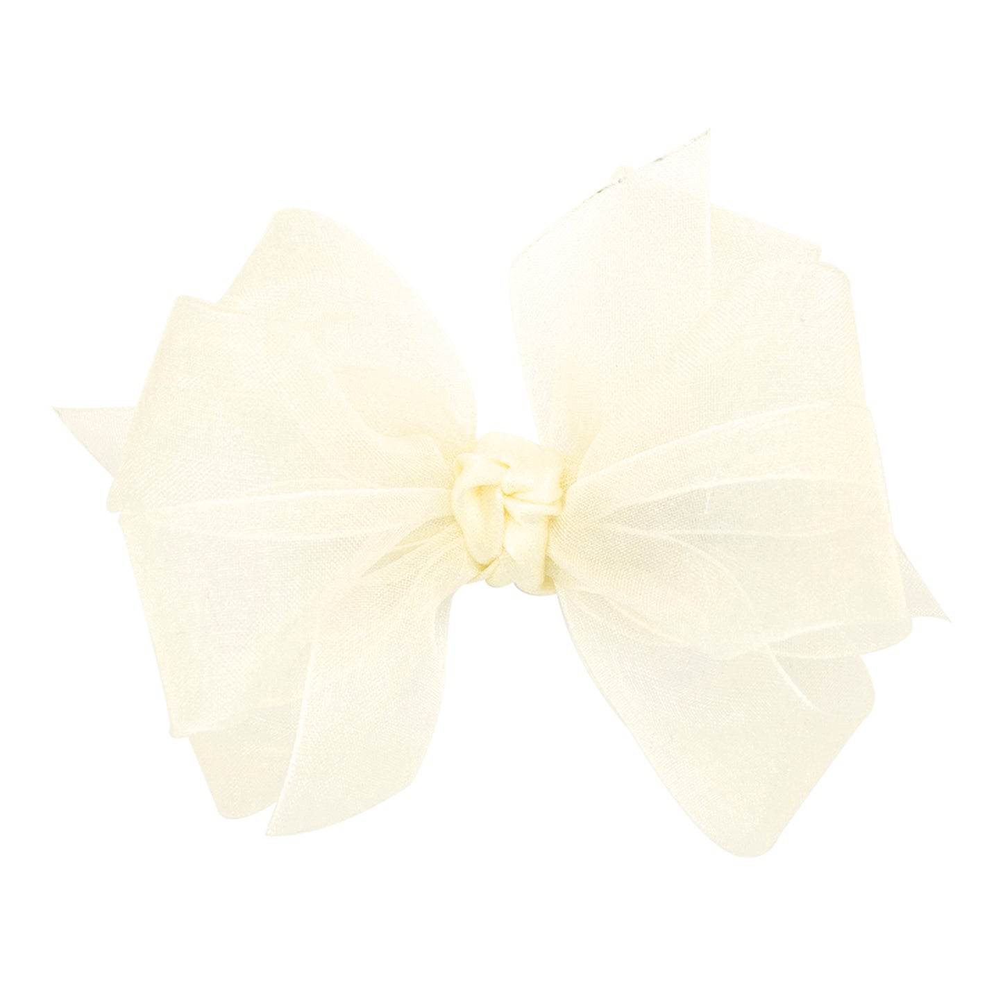 Mini Classic Organza Girls Double Hair Bow