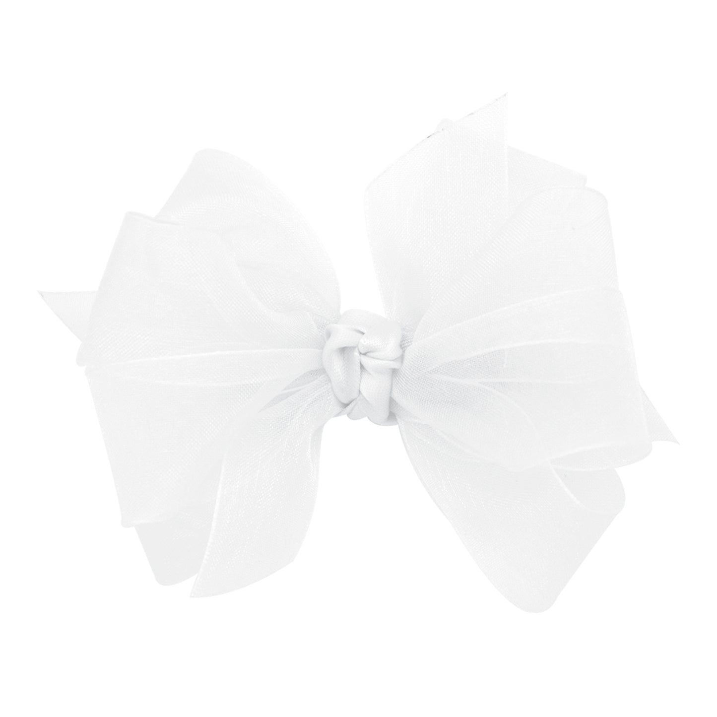 Mini Classic Organza Girls Double Hair Bow