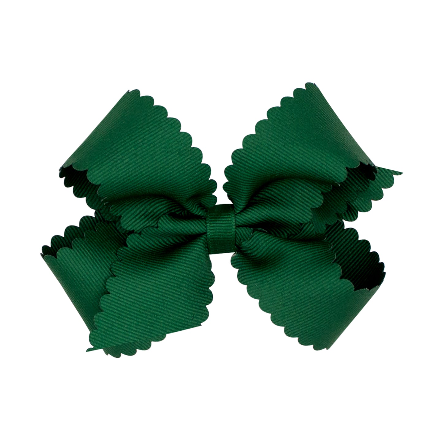 Wee Ones Medium Bow w/ Scalloped Edge