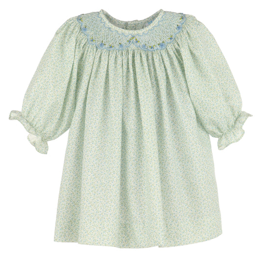 Harvest Floral Smock Bishop Dress