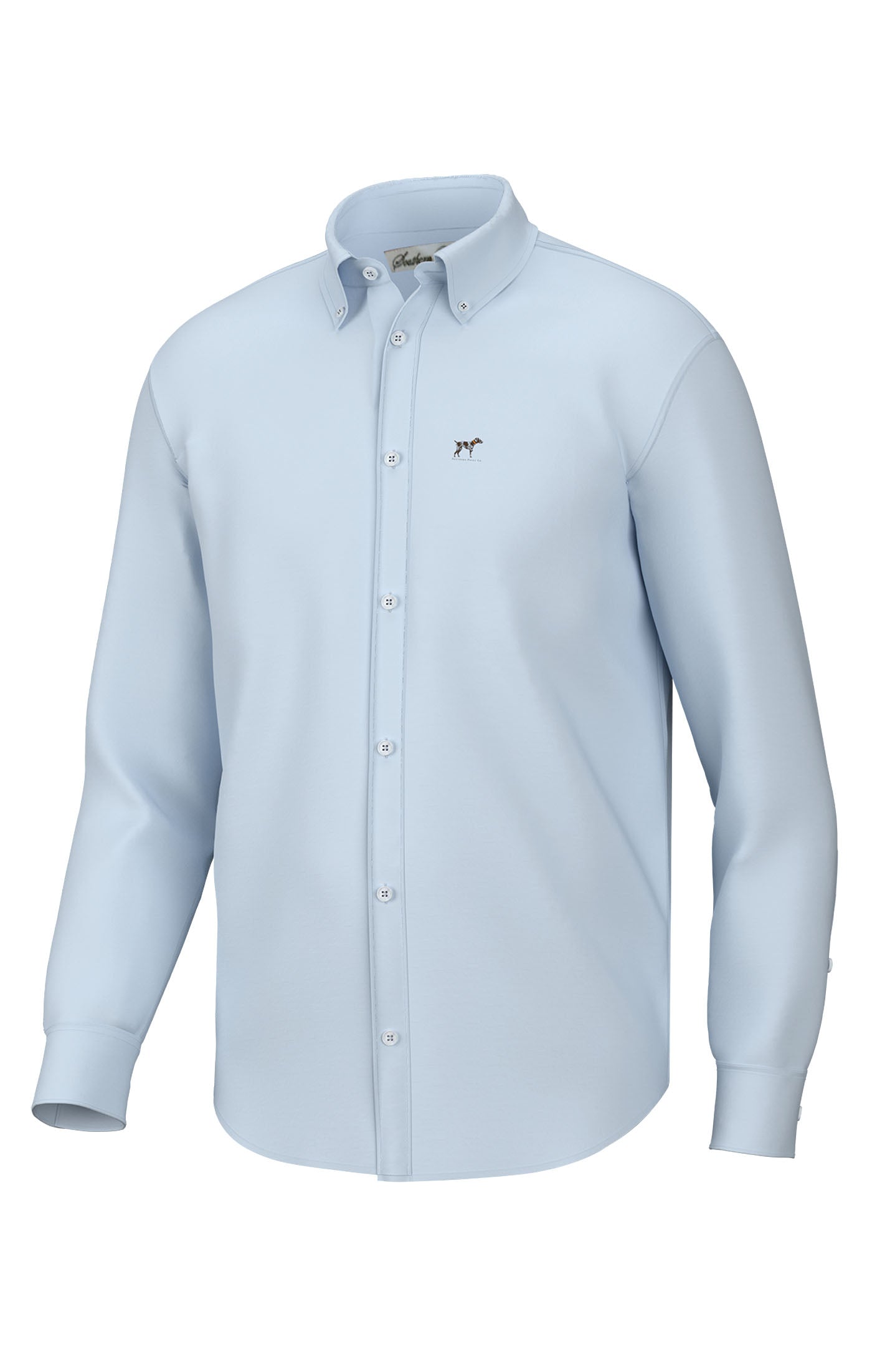 Hadley Classic Solid Blue Button Down Shirt