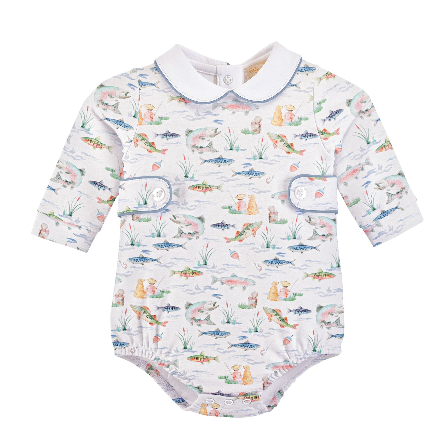 Gone Fishing Printed Bubble