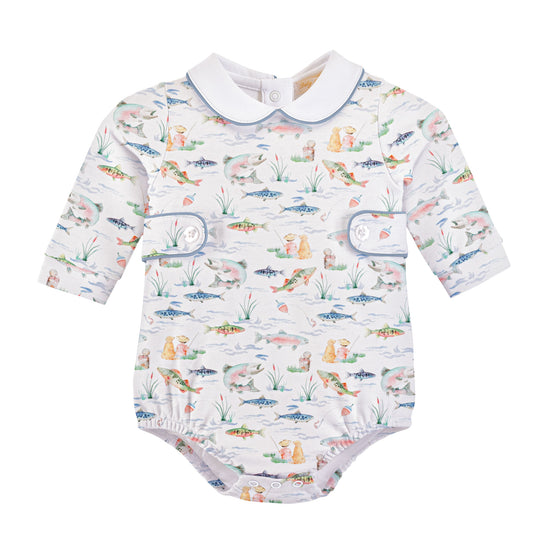 Gone Fishing Printed Bubble