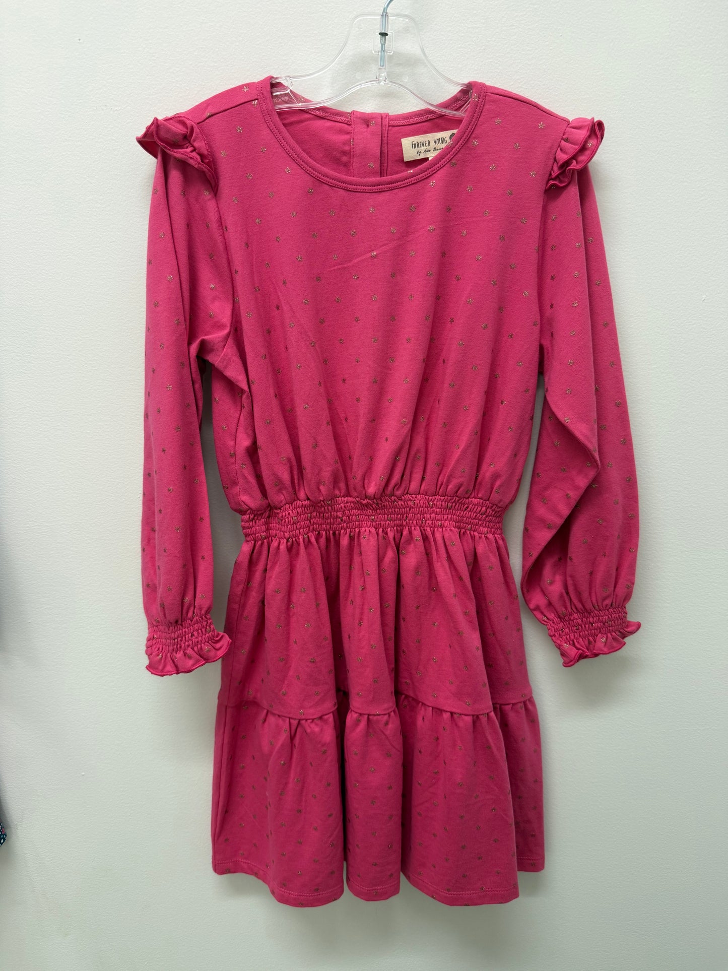 Hot Pink Star Print Dress