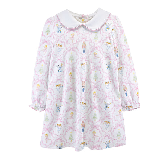Nutcracker Dreams Printed Dress
