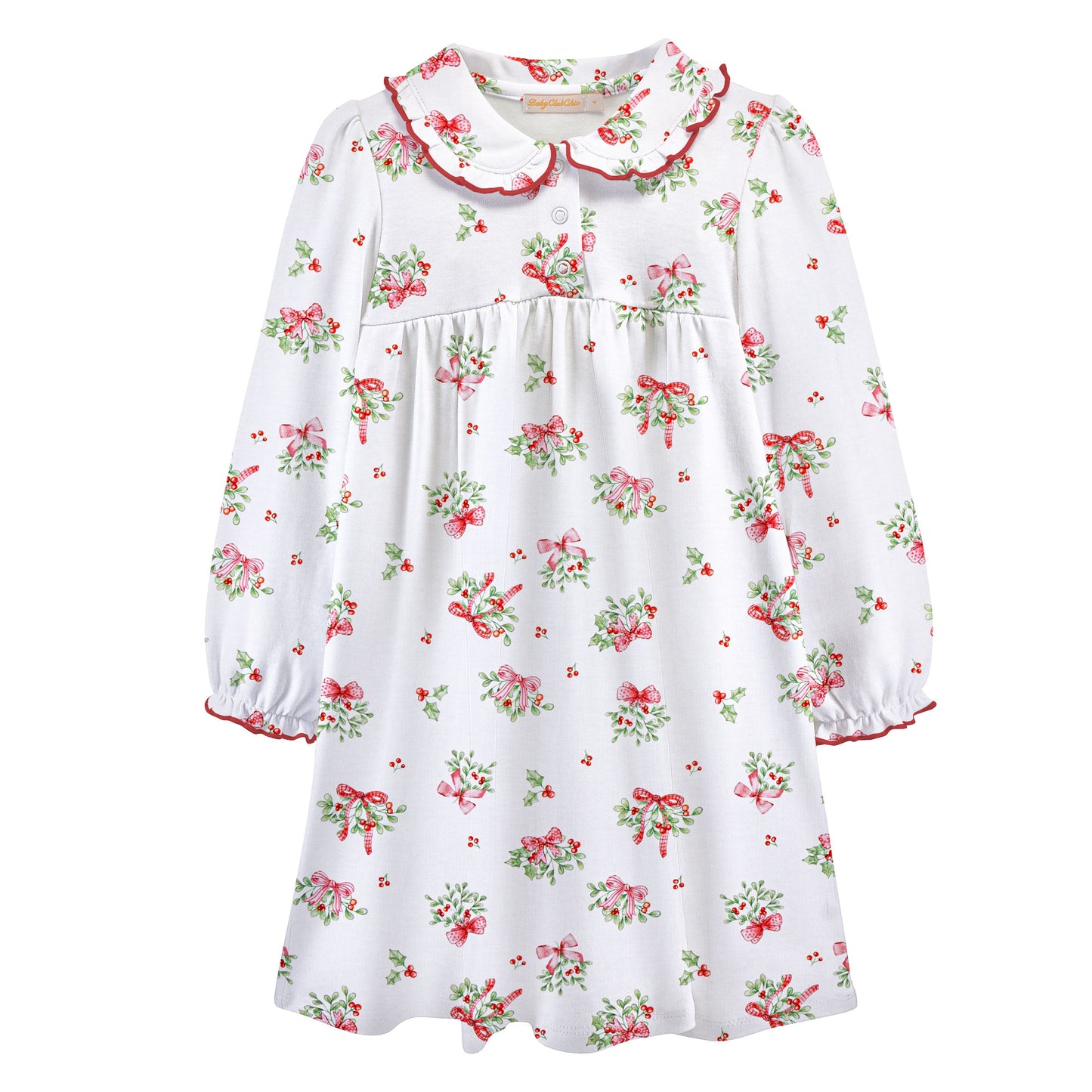 Mistletoe Kisses Printed Dress