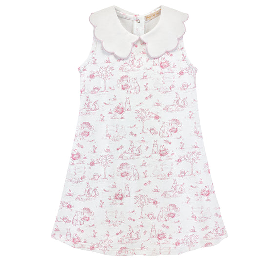 Bunny Toile Dress