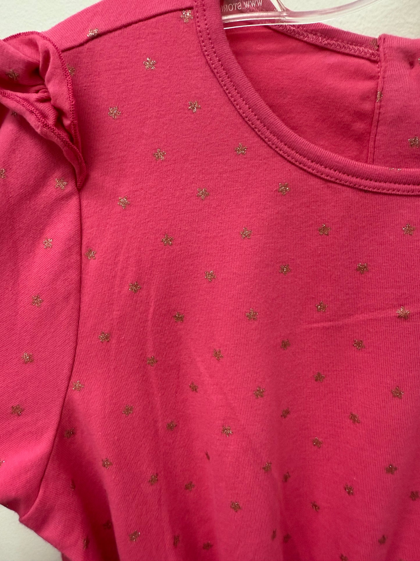 Hot Pink Star Print Dress