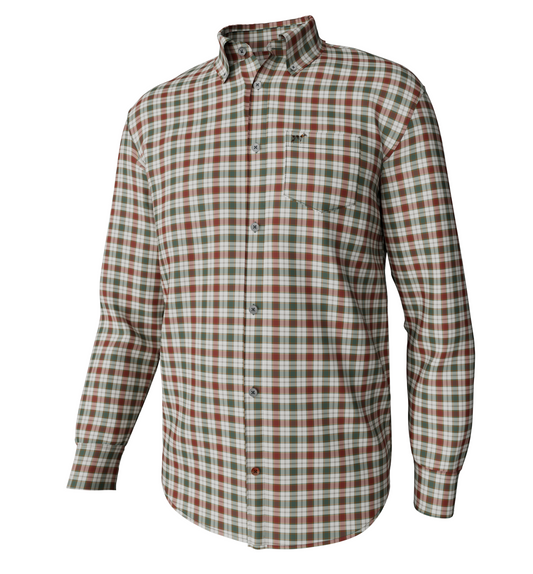 Wright Festive Plaid Button Down Shirt