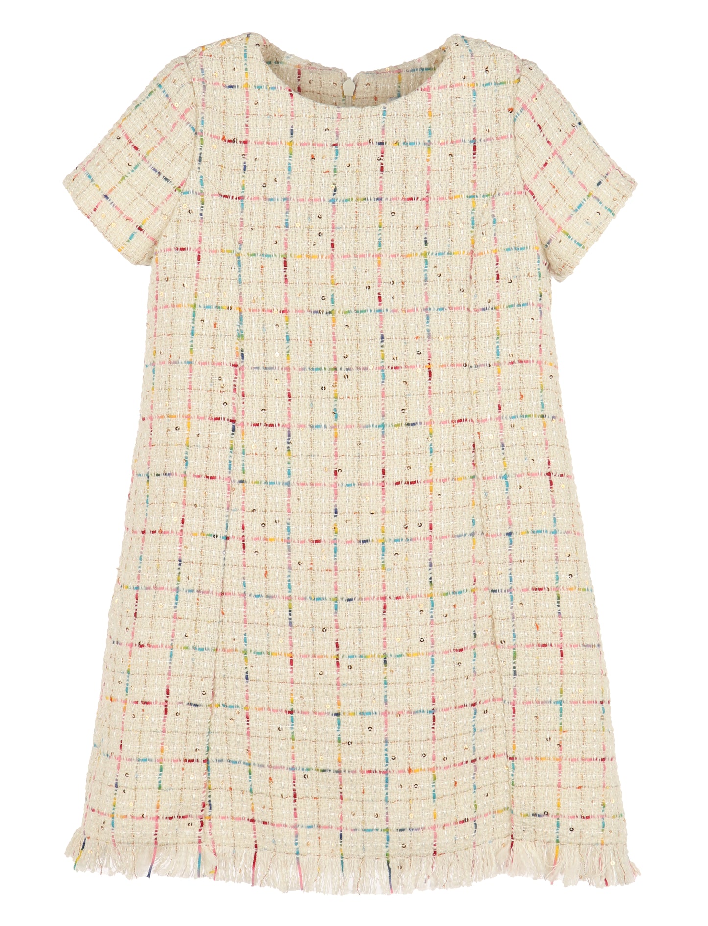 Ivory Tweed Princess Dress