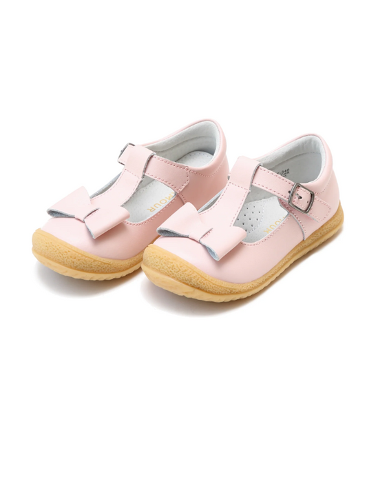 Emma Bow T-Strap Mary Jane - Pink