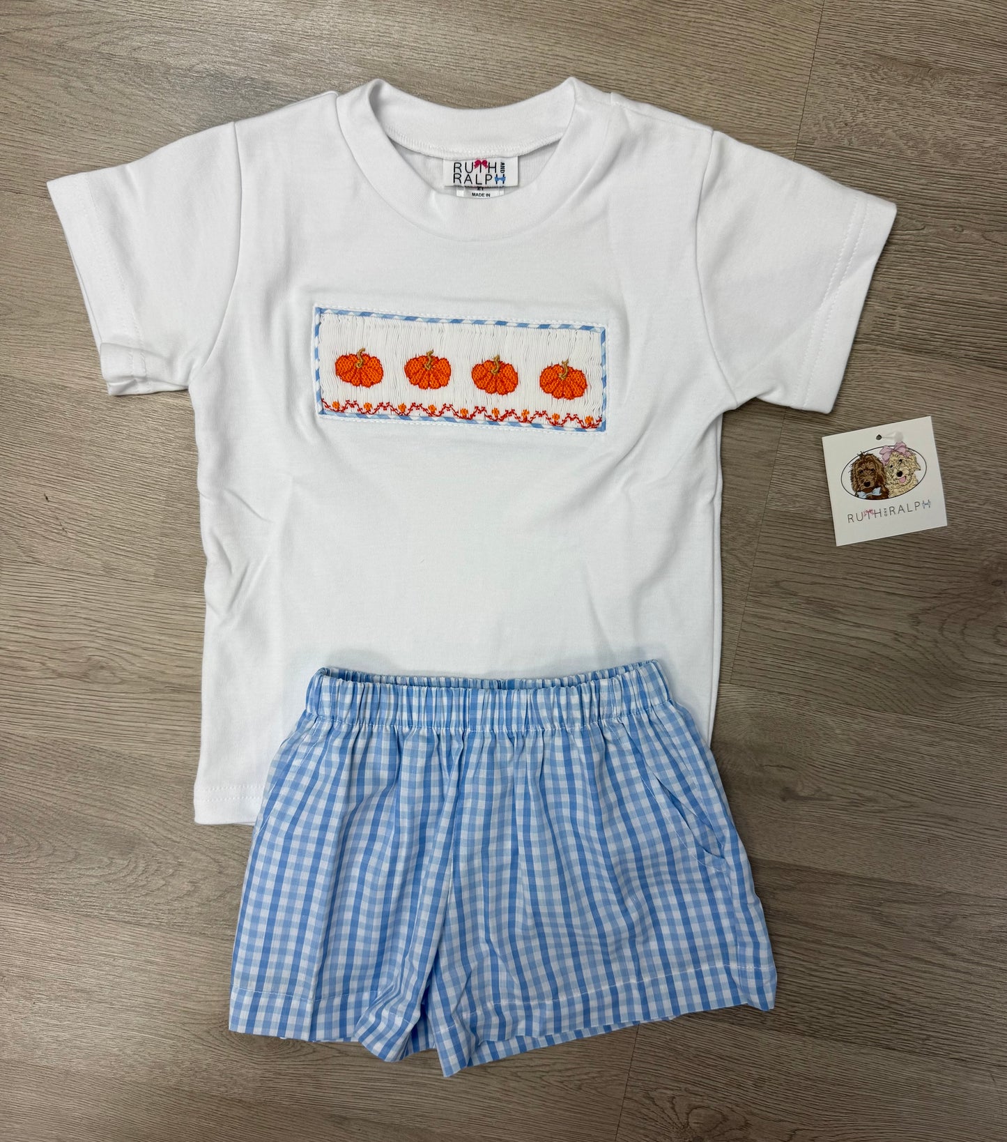 Blue Pumpkins Beau Short Set