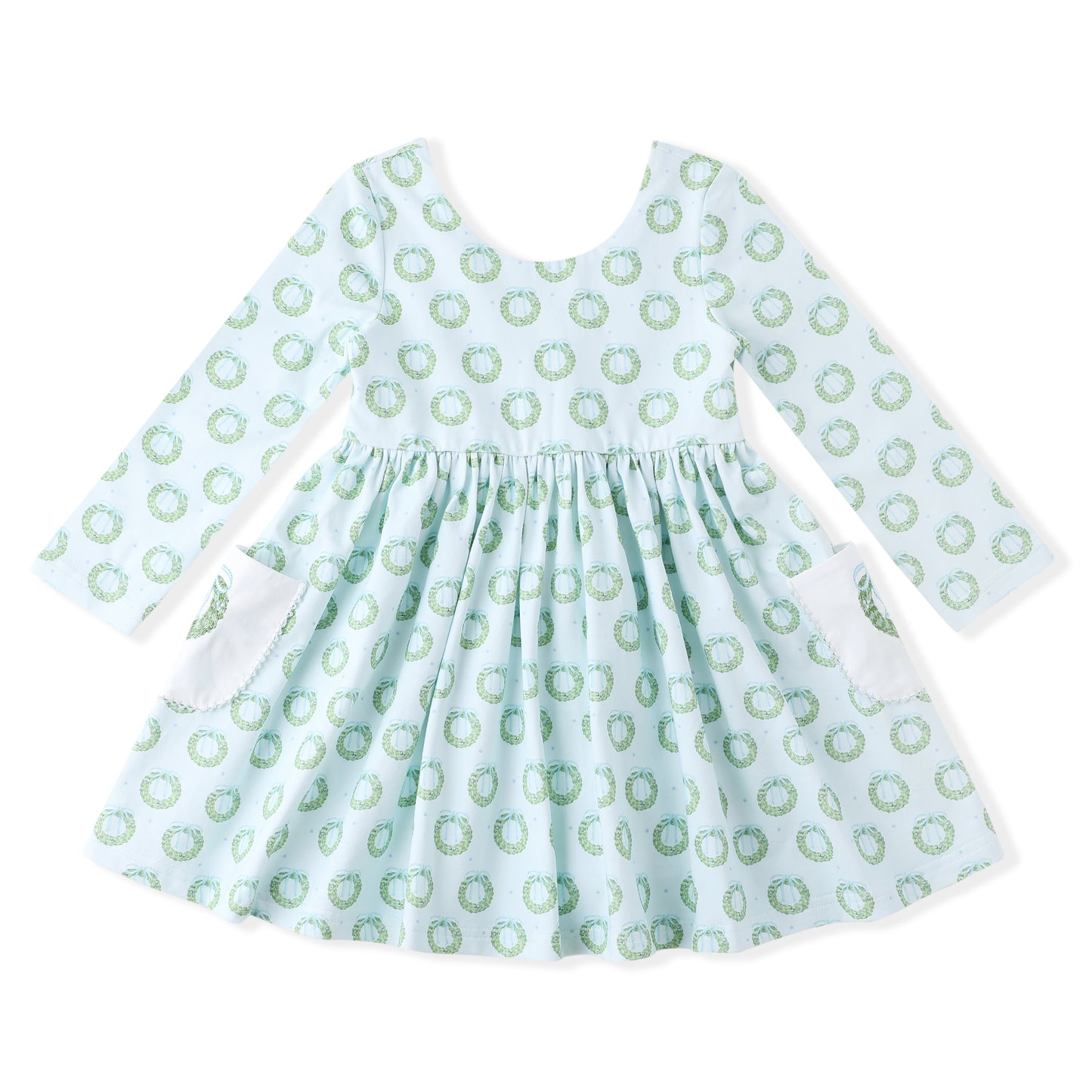 Wreath Pocket Dress