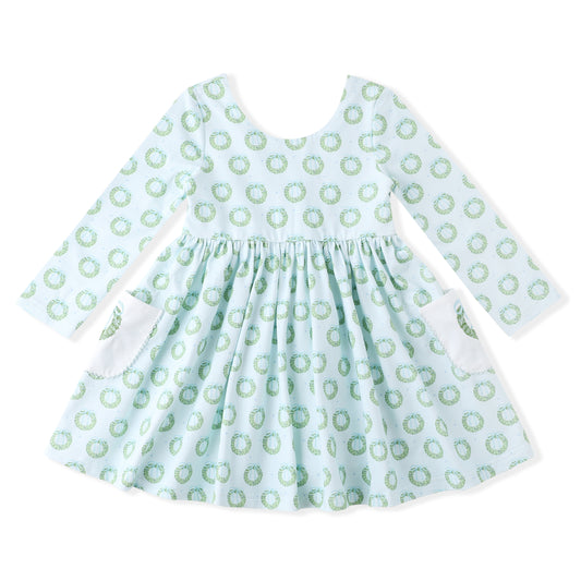 Wreath Pocket Dress