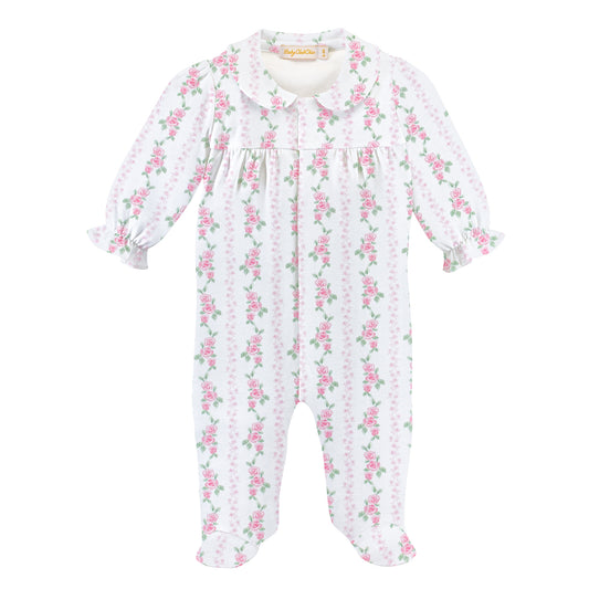 Soft Roses Printed Footie