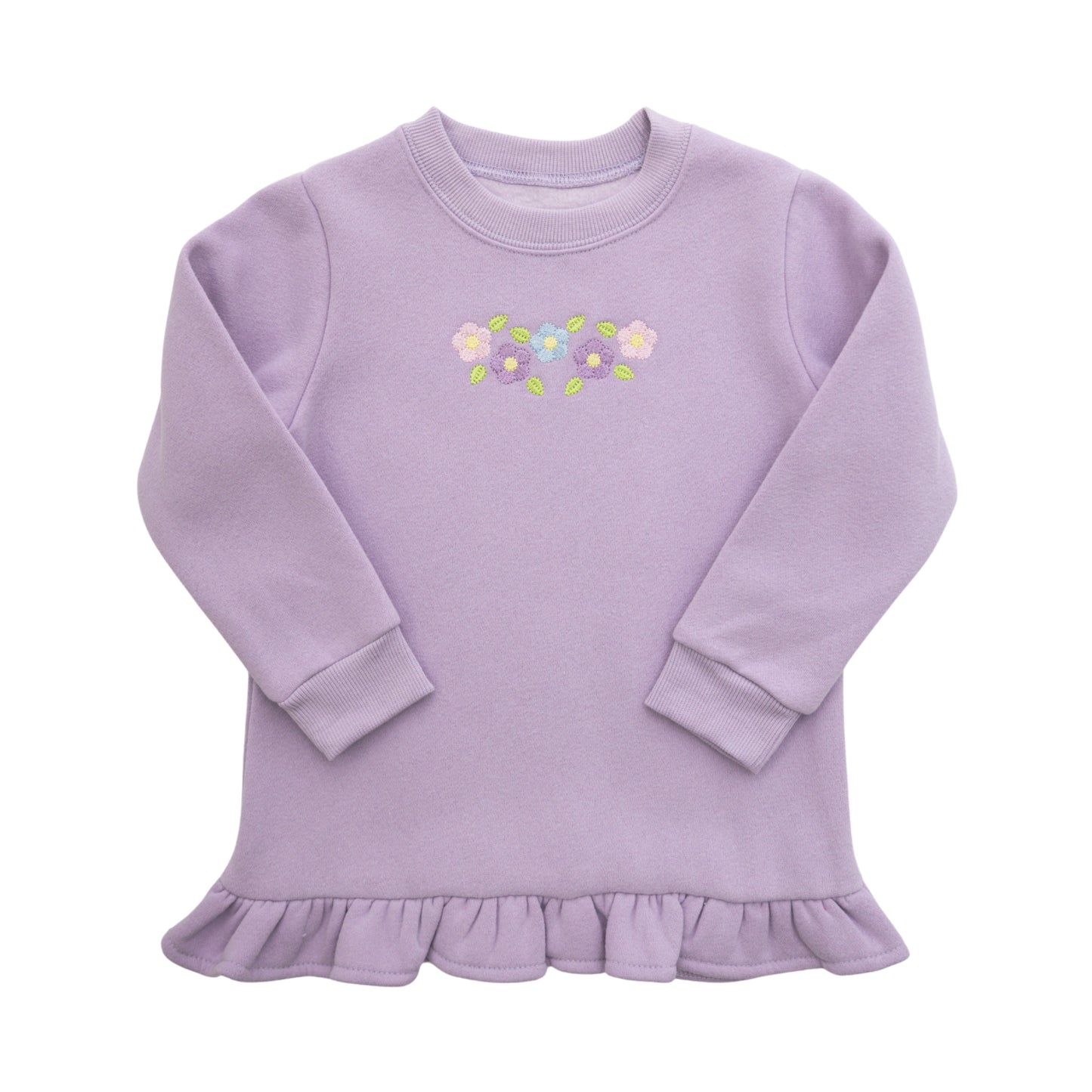 Flower Ruffle Pullover