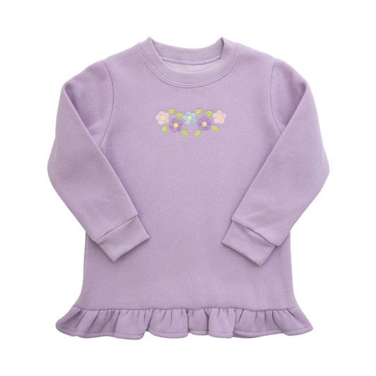 Flower Ruffle Pullover