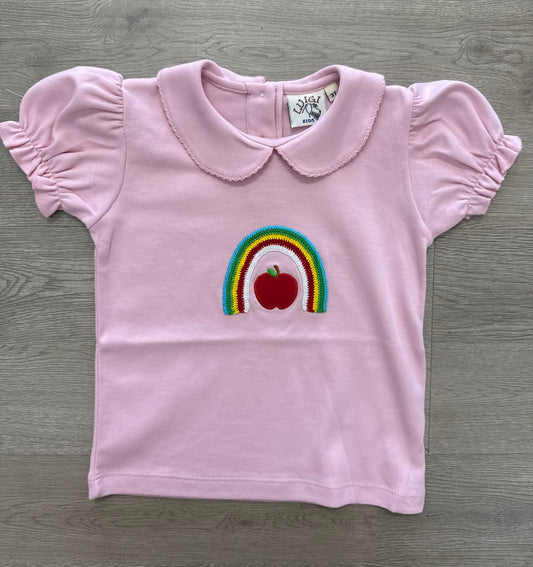 Pink Apple Rainbow Top