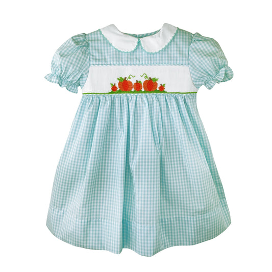 Pumpkin Smocked Dress