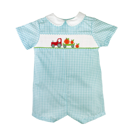 Pumpkin Smocked Romper