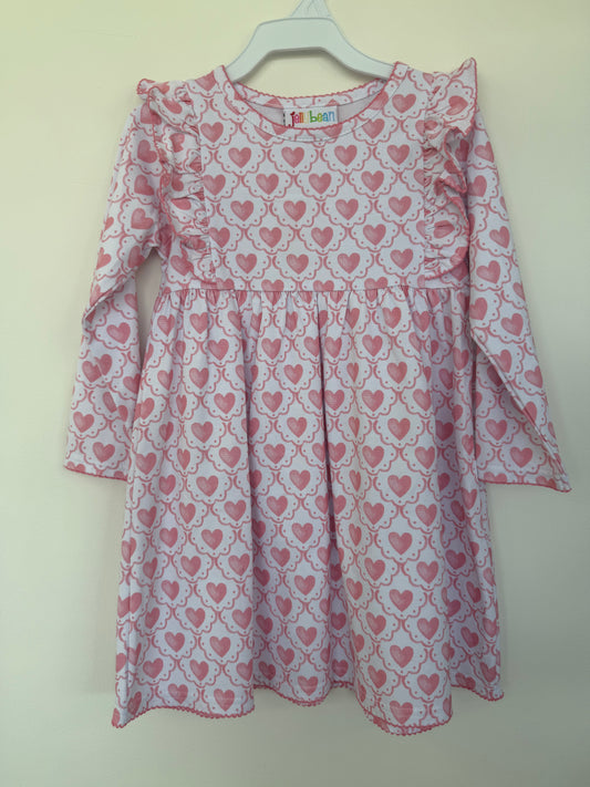 Watercolor Hearts Dress
