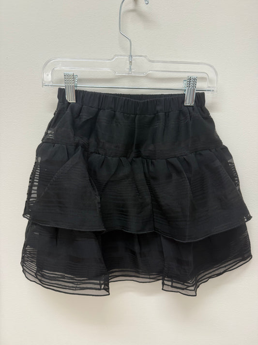 Black Tiered Skirt