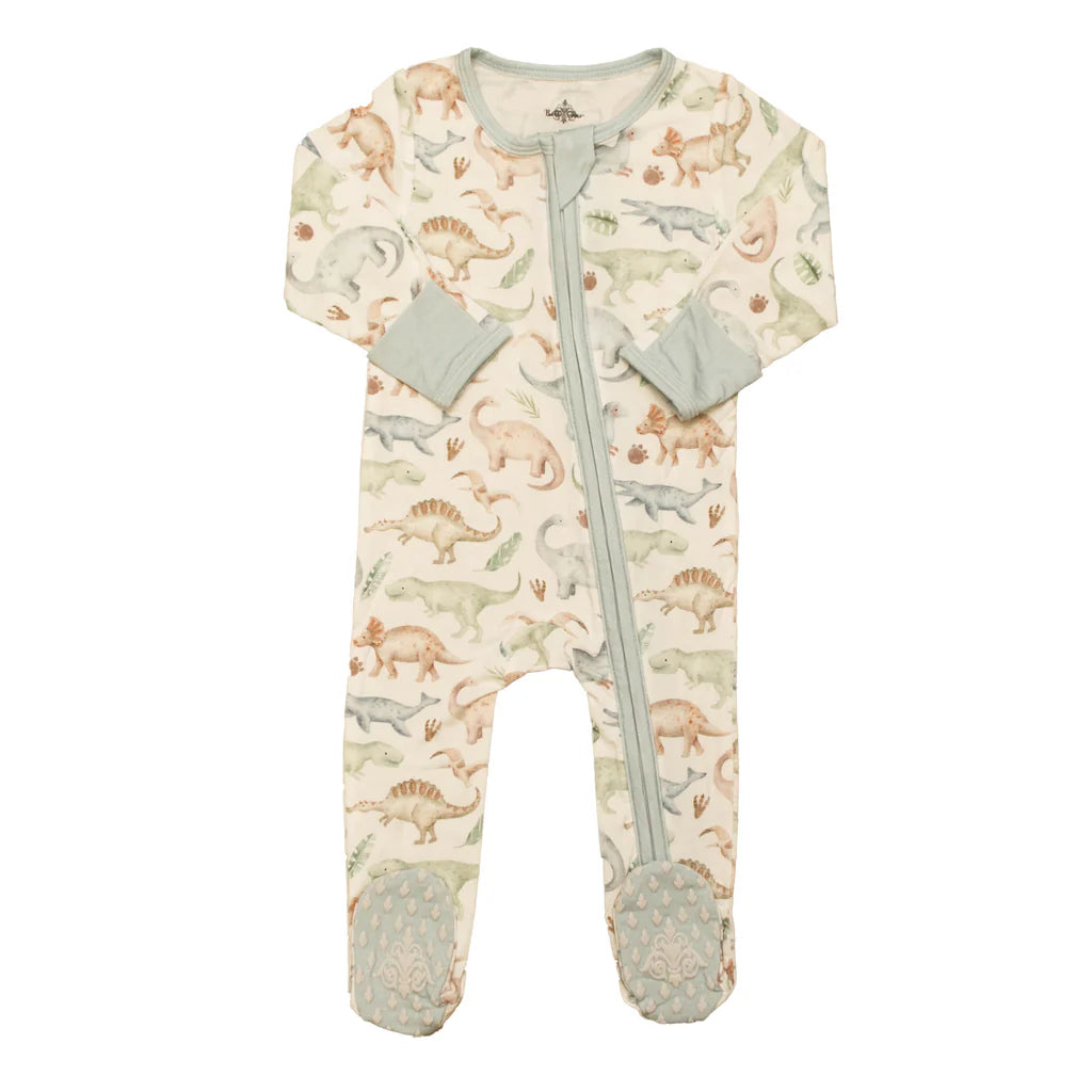Dino Bamboo Zip Romper