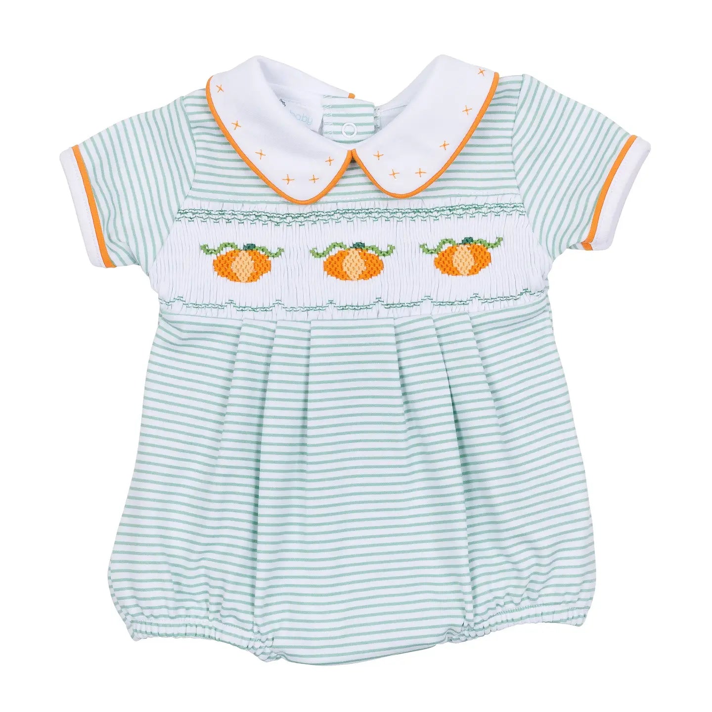 Lil' Pumpkin Smocked Boy Bubble
